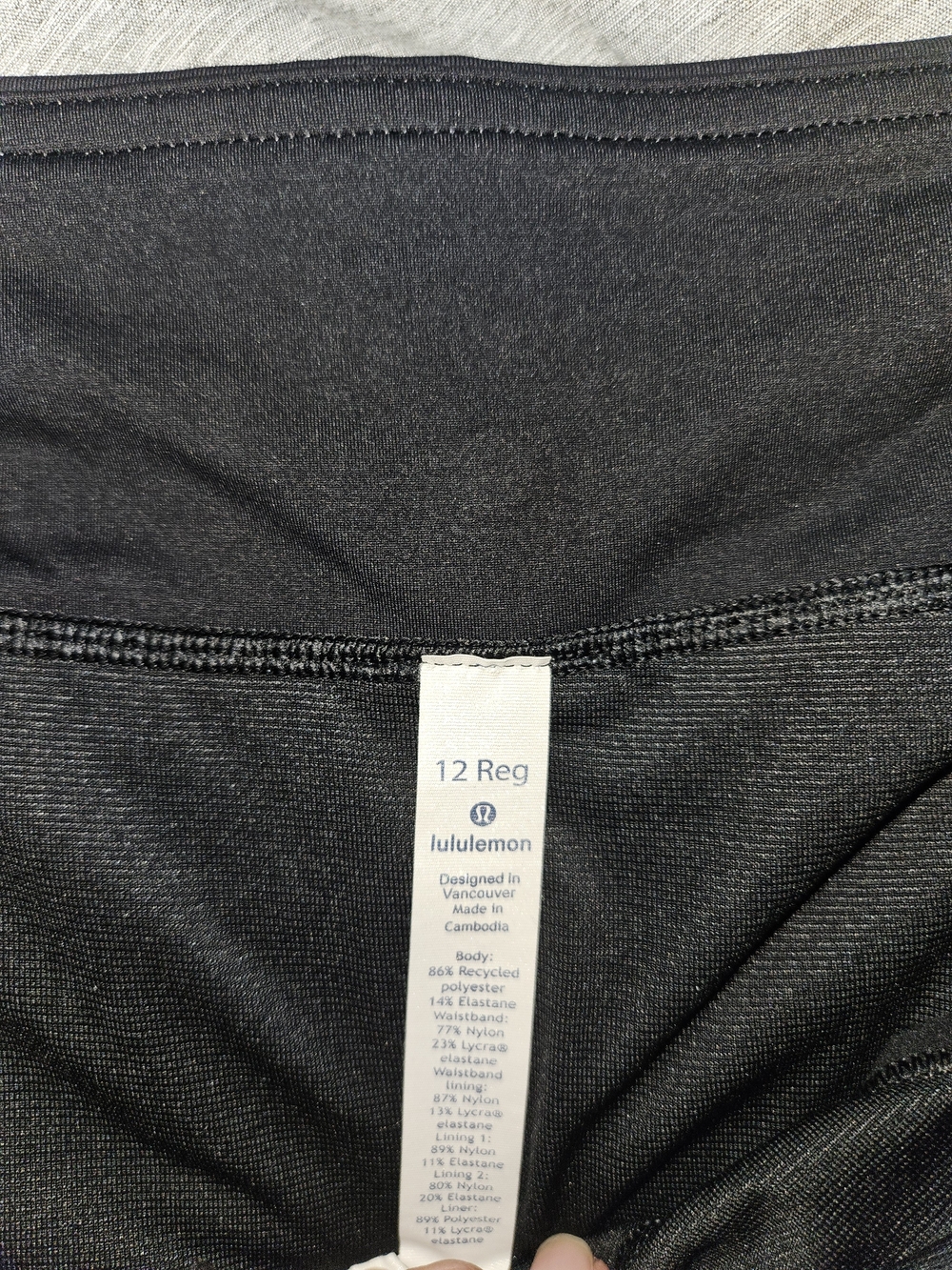 lululemon athletica Black Women's Athletic Shorts - Picture 4 of 4